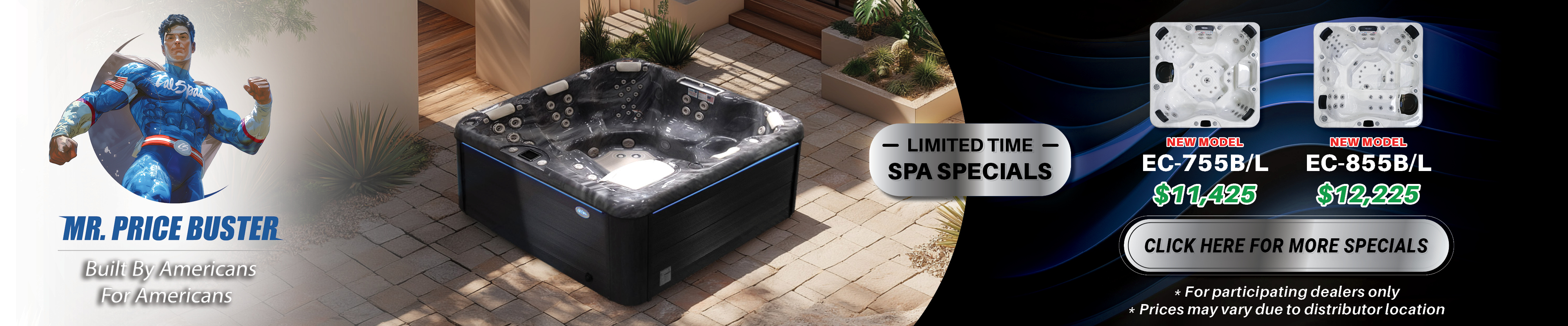 Calspas hot tub being used in a family setting - Oshkosh